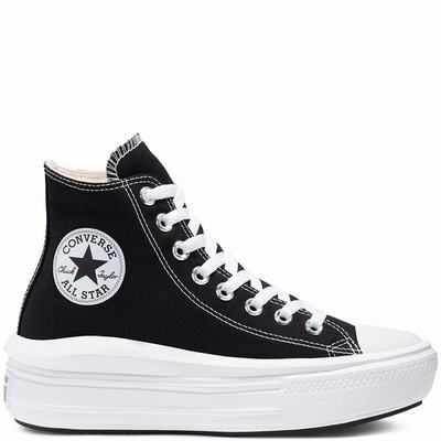 Converse Chuck Taylor All Star Move - Miesten Platform Kengät - Mustat/Beige Valkoinen